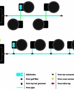 Alternative view of AutoPot FlexiPot 4 Systeem  incl. 47L watervat
